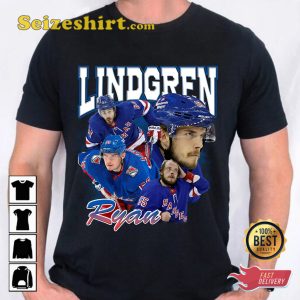 Ryan Lindgren Hockey NY Rangers NHL T-shirt