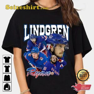 Ryan Lindgren Hockey NY Rangers NHL T-shirt