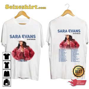 Sara Evans Live On Tour 2023 Fan Gift T-shirt