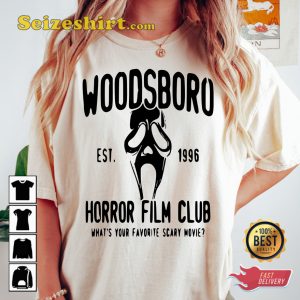 Scream Movie Woodsboro Horror Club T-shirt