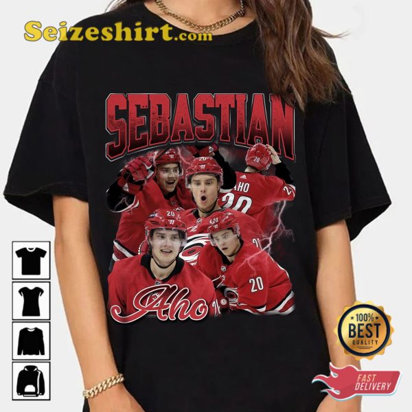 Sebastian Aho Islanders Hockey T-shirt