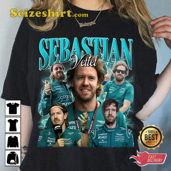 Sebastian Vettel Racing Championship Formula 1 T-shirt