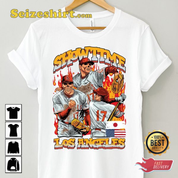 Shohei Ohtani Shotime Los Angeles Baseball T-shirt