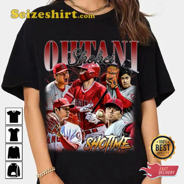 Shohei Ohtani Shotime The Unicorn Baseball T-shirt