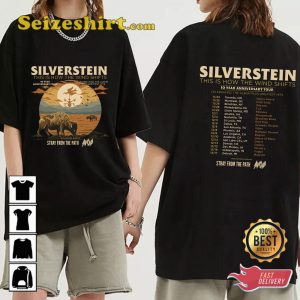 Silverstein Band This Is How The Wind Shifts Tour 2023 T-shirt