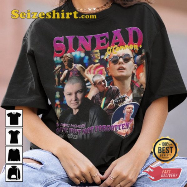 Sinead OConnor In Loving Memory RIP T-shirt