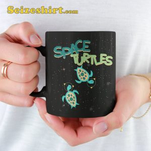 Space Turtles Ocean Funny Coffee Mug