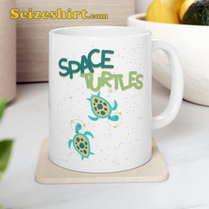 Space Turtles Ocean Funny Coffee Mug