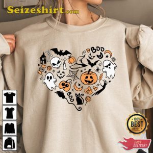 Spooky Season Tee Halloween Pumpkin T-Shirt