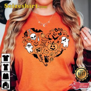 Spooky Season Tee Halloween Pumpkin T-Shirt
