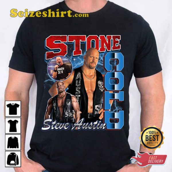 Stone Cold Steve Austin Wrestling T-shirt