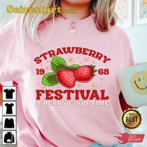 Strawberry Garden Sweatshirt Botanical Shirts
