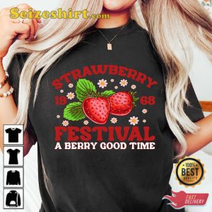 Strawberry Garden Sweatshirt Botanical Shirts