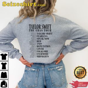 Swiftie The Eras Tour 2023 Taylor Fan T-shirt