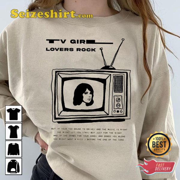 TV Girl Band Lovers Rock Lyrics Vintage T-shirt