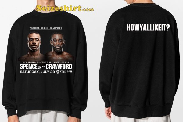 Terence Crawford Vs Errol Spence Fan Boxing T-shirt