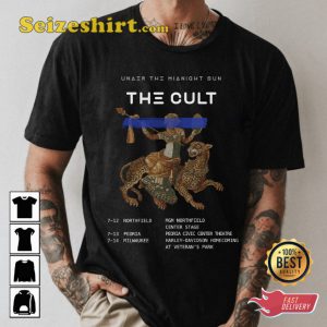 The Cult 2023 Under The Midnight Sun Tour T-shirt