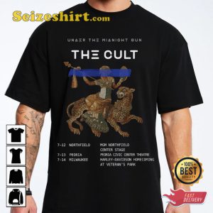 The Cult 2023 Under The Midnight Sun Tour T-shirt