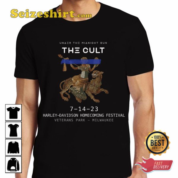 The Cult Tour 2023 Under The Midnight Sun T-shirt