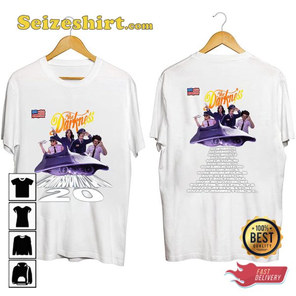 The Darkness Band Permission To Land 20th Anniversary Tour T-shirt