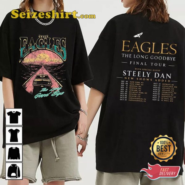 The Eagles Band The Long Goodbye Tour 2023 T-shirt