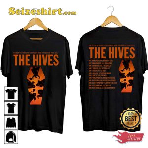 The Hives Tour Dates The Death Of Randy Fitzsimmons 2023 T-shirt