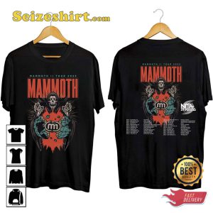 The Mammoth II Tour 2023 With Nita Strauss T-shirt