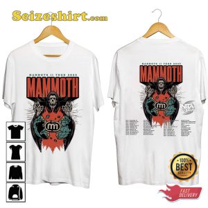 The Mammoth II Tour 2023 With Nita Strauss T-shirt
