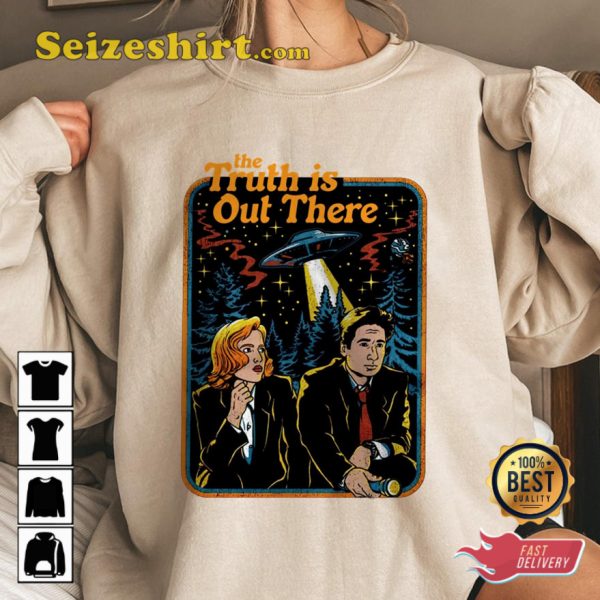 The X-files Movie The Truth Is Out There Scully And Mulder T-shirt