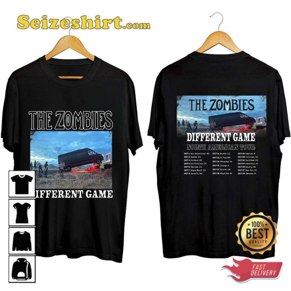 The Zombies Band Different Game Tour 2023 T-shirt