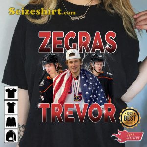 Trevor Zegras Anaheim Ducks Hockey NHL T-shirt