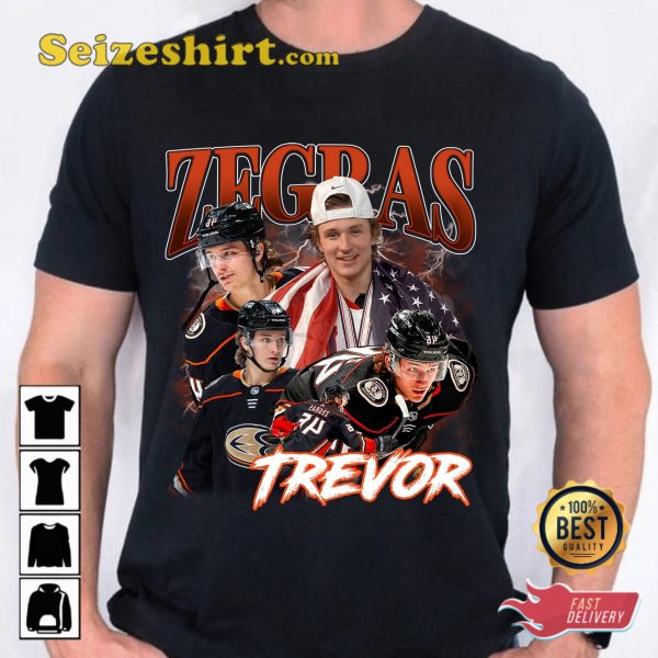 Trevor Zegras Ducks NHL Fan Gift T-shirt