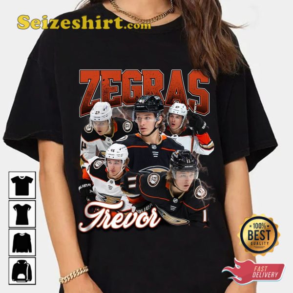 Trevor Zegras Hockey Player Fan Gift T-shirt