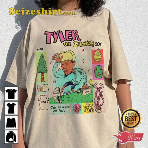 Tyler The Creator Album Call Me If You Get Lost T-shirt