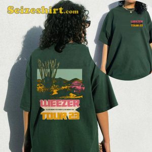 Weezer Tour Indie Rock Road Trip 2023 T-shirt