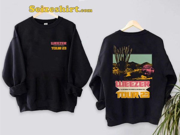 Weezer Tour Indie Rock Road Trip 2023 T-shirt