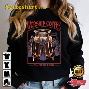 Worship Coffee The Dark Lord Vintage T-shirt