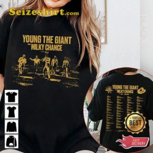 Young The Giant Tour 2023 Milky Chance Concert T-shirt