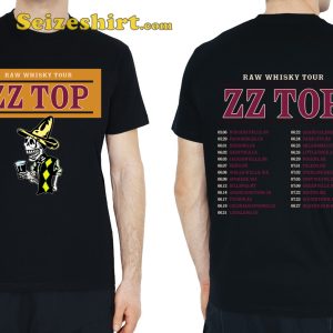 ZZ Top Raw Whisky Tour Fan Gift T-shirt