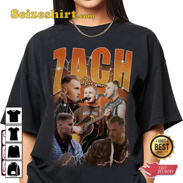 Zach Bryan Concert Gift For Fan Vintage T-shirt