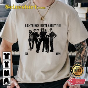 10 Things I Hate About You Movie 90s T-shirt