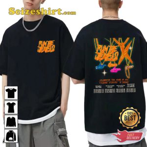 4 Albums 4 Cities 16 Show Run The Jewels 2023 Tour Annivery T-Shirt