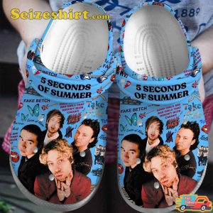 5 Seconds of Summer Band Music Concert Clogs