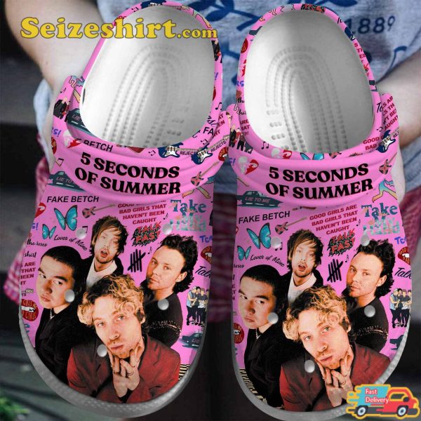 5 Seconds of Summer Band Music Concert Clogs