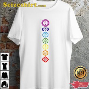 7 Chakras Spiritual Buddhism Energy Meditation Zen Om Unisex T-Shirt