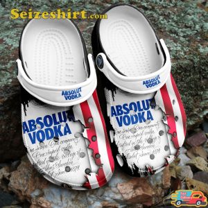 Absolut Vodka Shoes Drinking Gift For Drinker Men Women Comfort Clogs