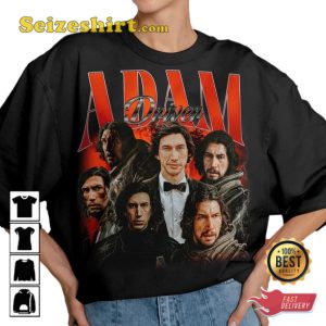 Adam Driver Kylo Ren Ben Solo Actor-Inspired Classic Vibes T-Shirt