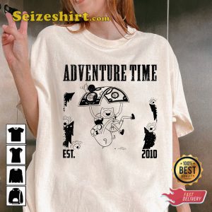 Adventure Time Movie Comma Long With Me Cartoon T-Shirt