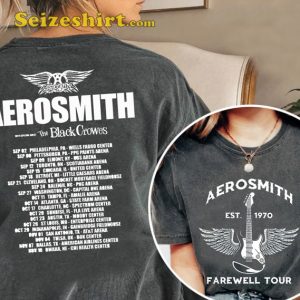 Aerosmith Farewell Tour 2023 Same Old Song and Dance Rock Music Trendy T-Shirt