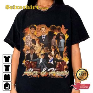 Alex And Prince Henry Red White Royal Blue Movie T-shirt